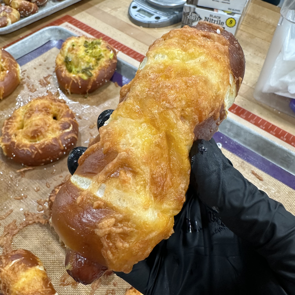 Pretzel Dog w/Cheese